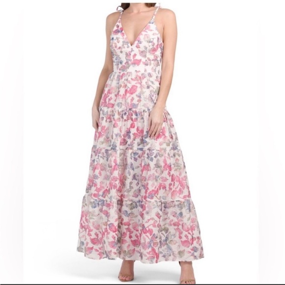 Dress the Population Pearl floral cotton Dress size medium NEW - Picture 10 of 10